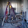 Worker At Lock 8